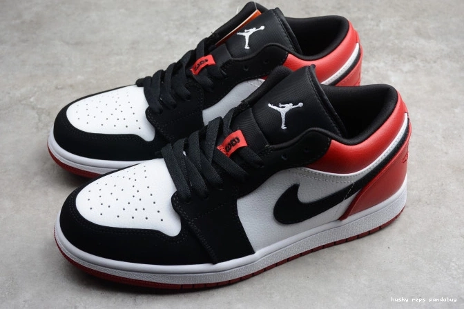 Rep Husky 1 Toe Jordan 553558-116 Low Air Black 0715